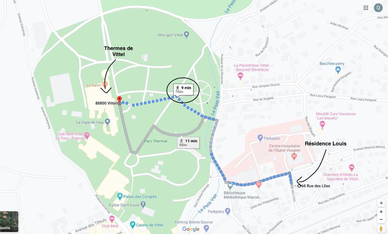 Residence Louis Quartier Des Lilas Vittel Εξωτερικό φωτογραφία